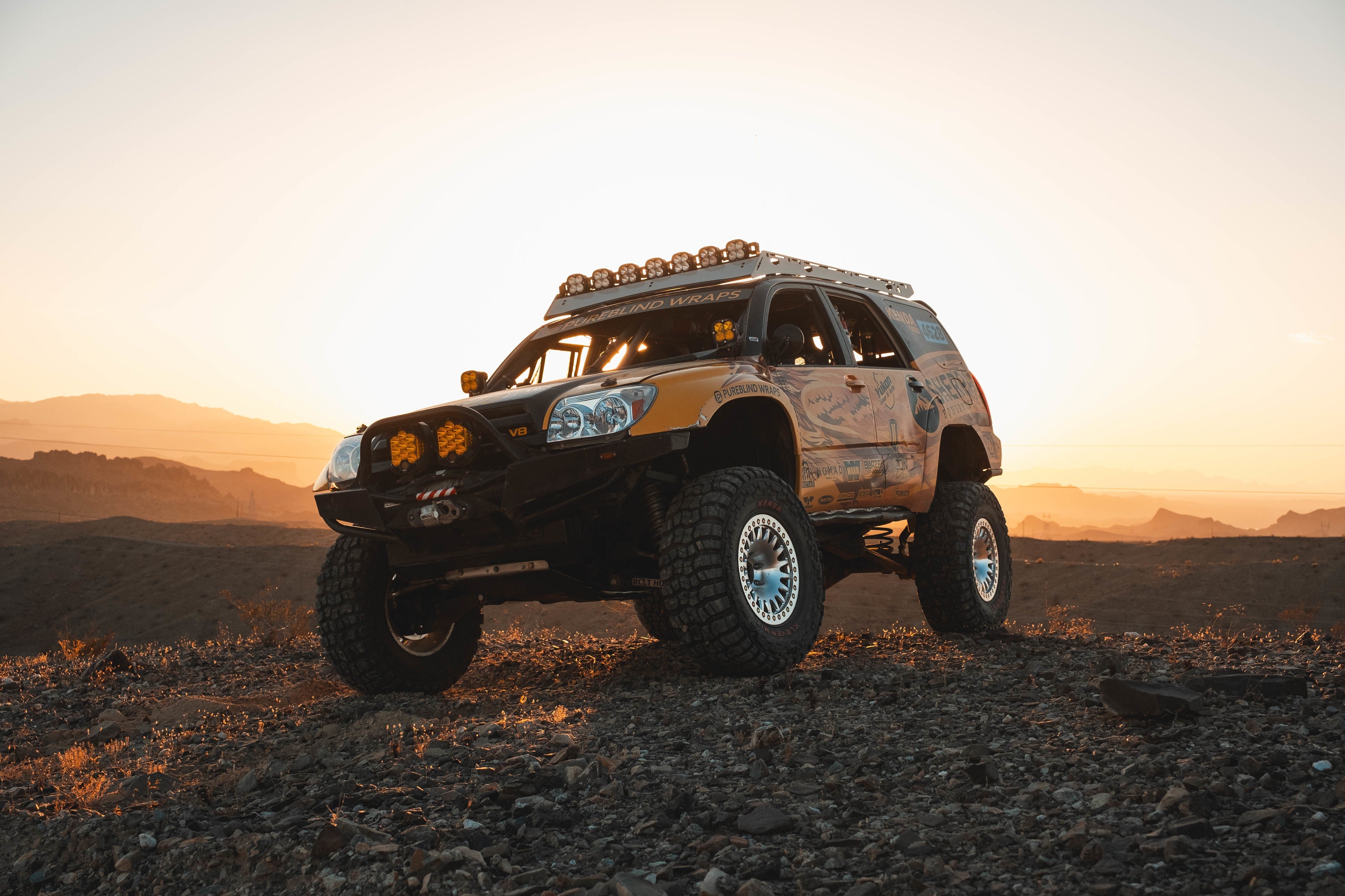 The 4Runner in the Havasu Desert