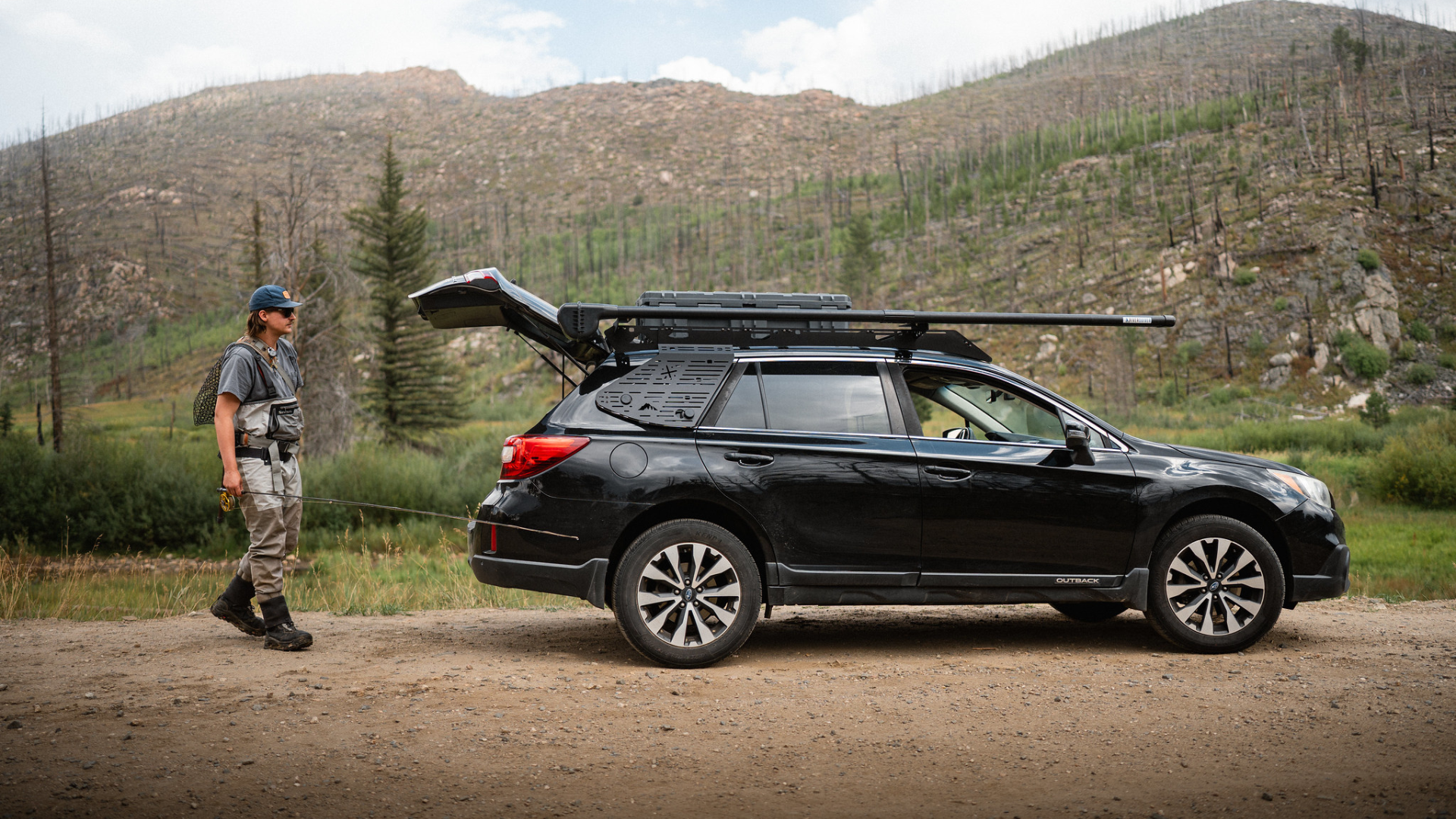 Fly Rod mounts for Roofrack, Riversmith River Quiver