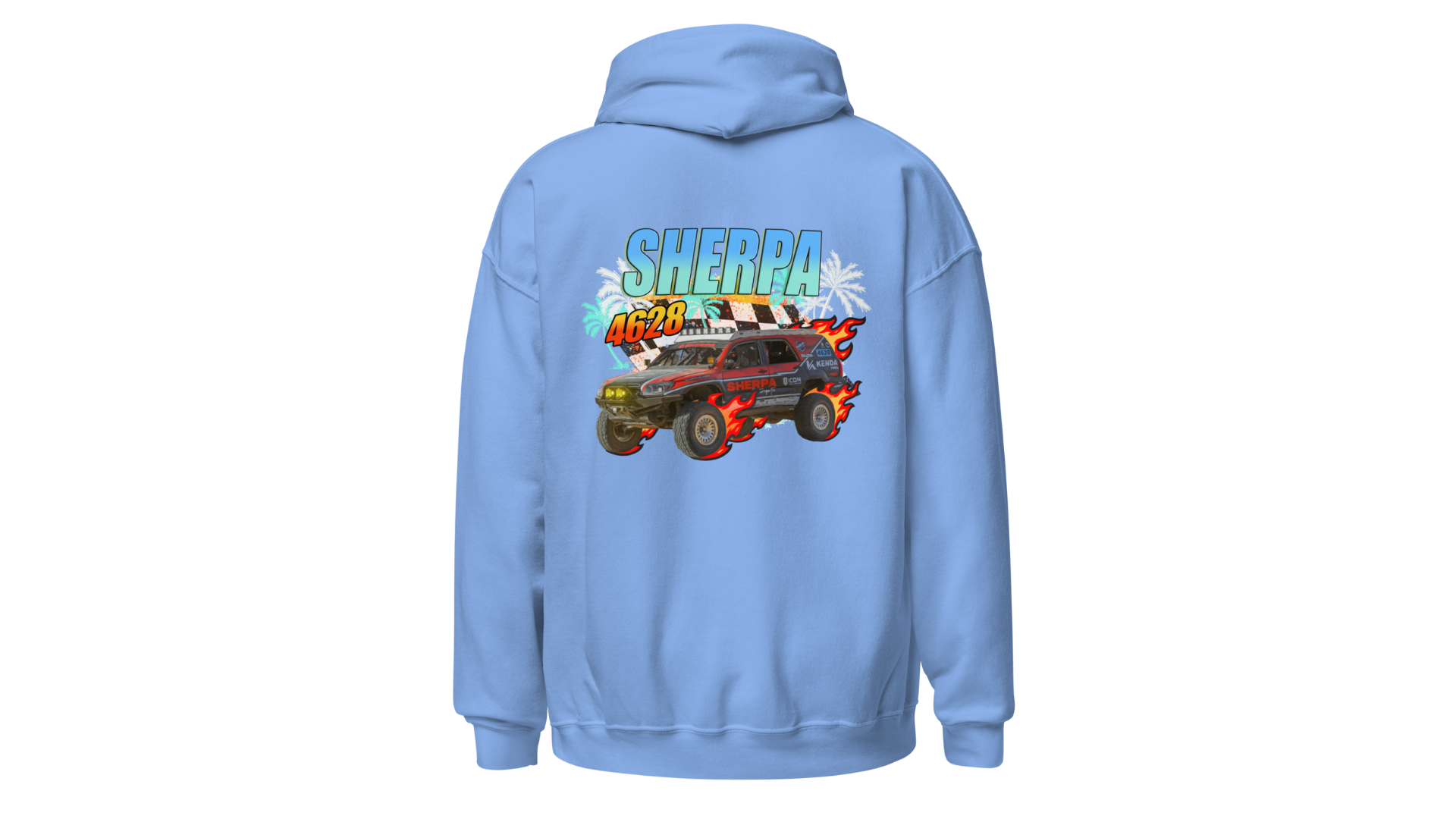 Sherpa Motorsports Retro Flames Hoodie - Sherpa Equipment Company
