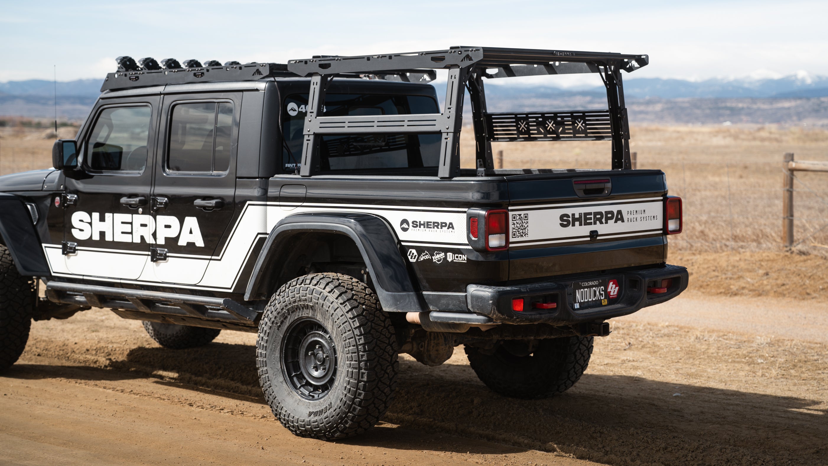 Jeep Gladiator Rack Height PAK System Bed Rack - Sherpa Equipment Company
