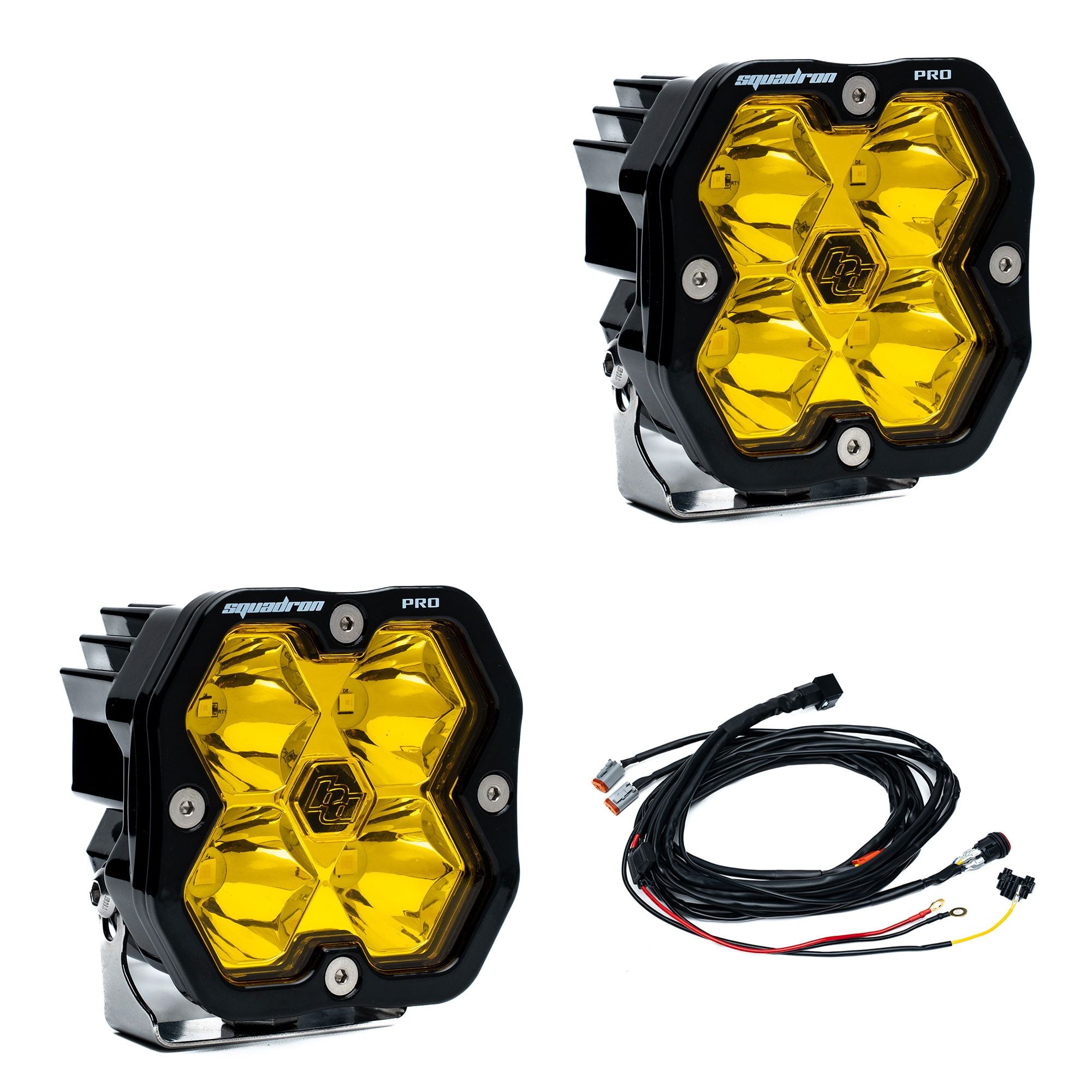 Baja Designs Squadron 2.0 Square LED Pods (Pair w/ Harness) - Sherpa Equipment Company