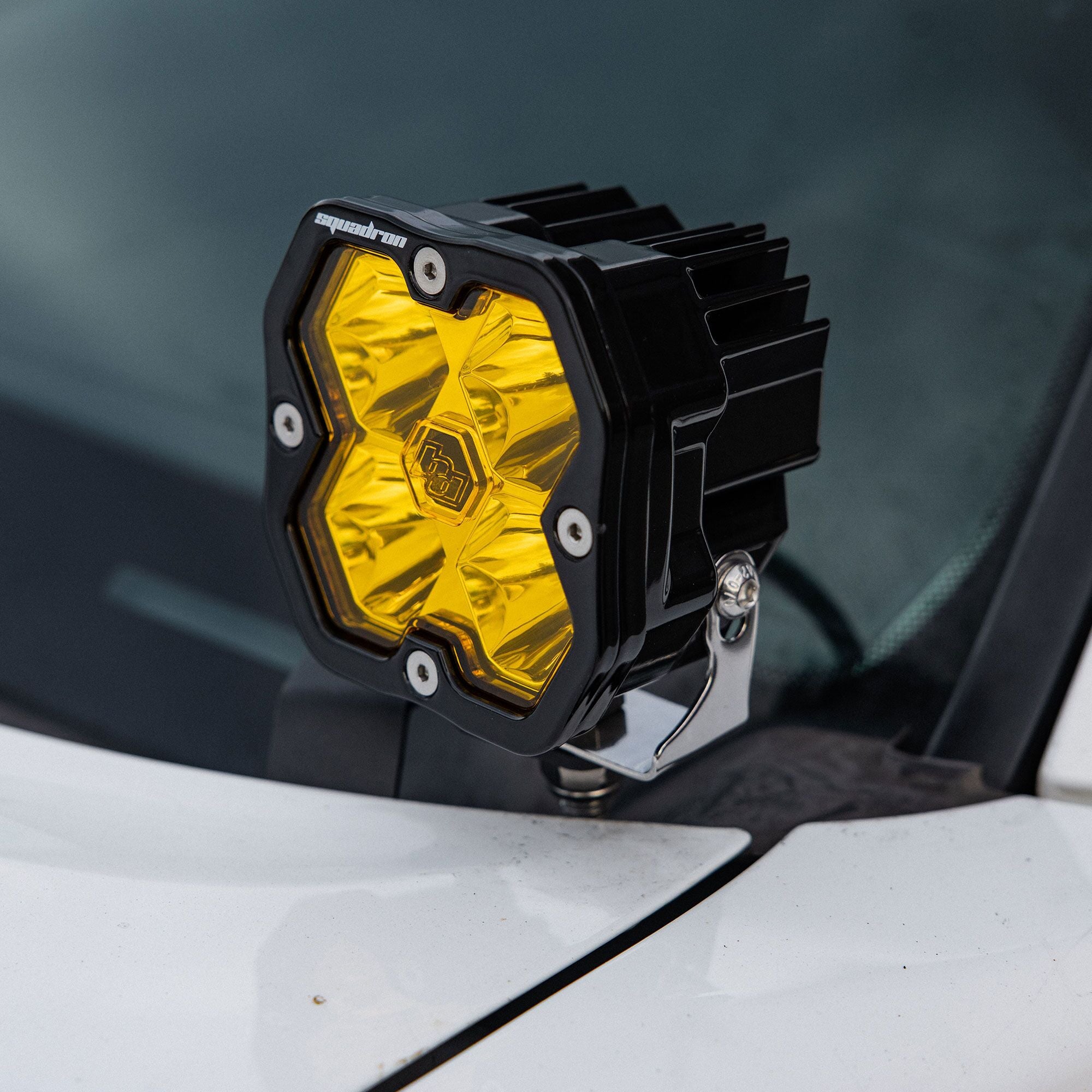 Baja Designs Squadron 2.0 Square LED Pods (Pair w/ Harness) - Sherpa Equipment Company