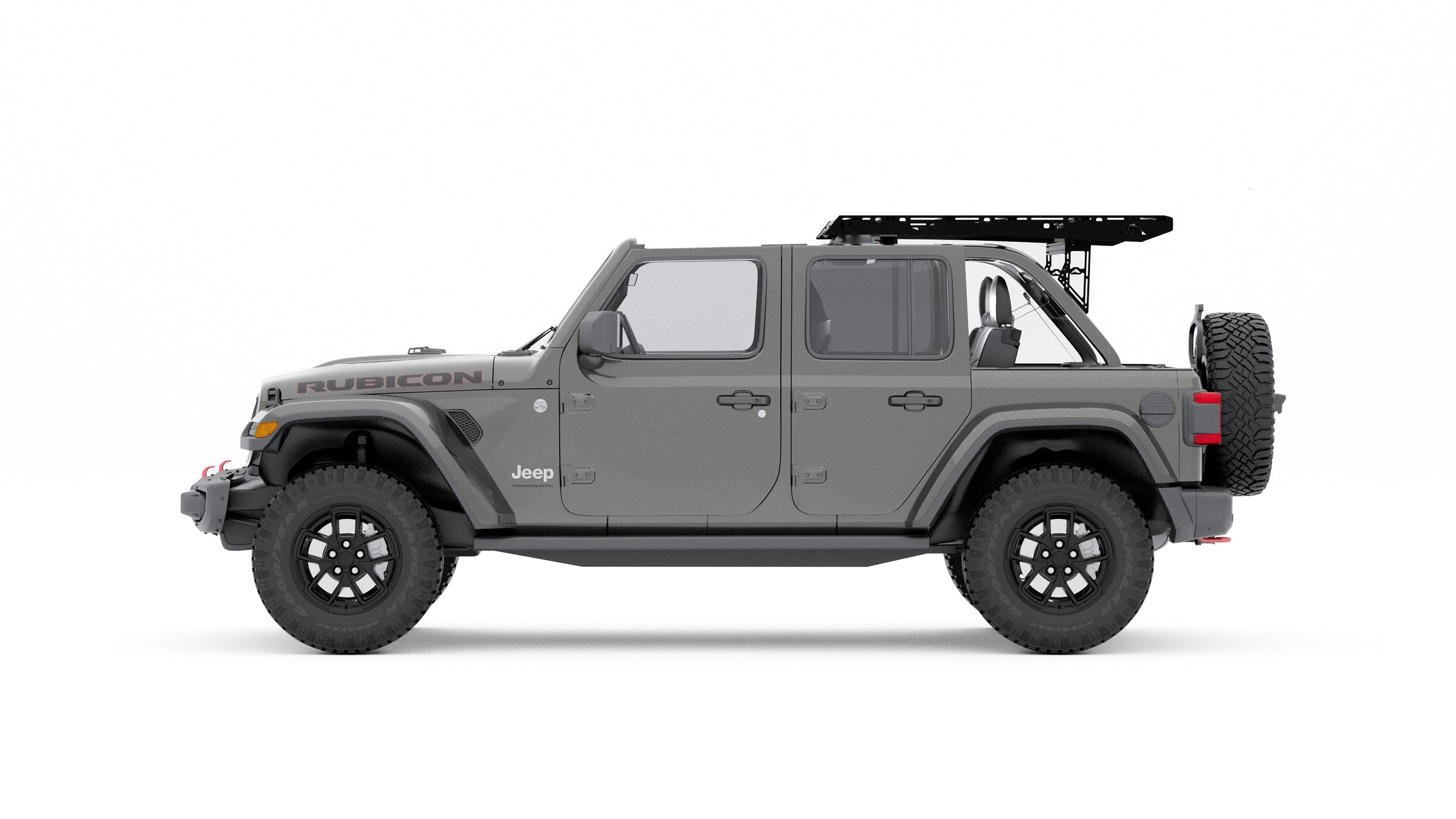 The JLU QDHD Half Rack - Sherpa Equipment Company