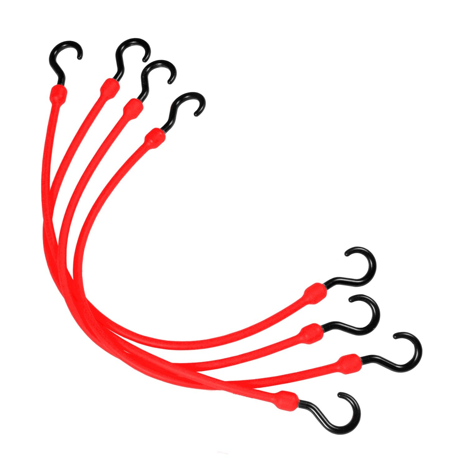24" Heavy Duty Poly Bungee Cord 4 Pack