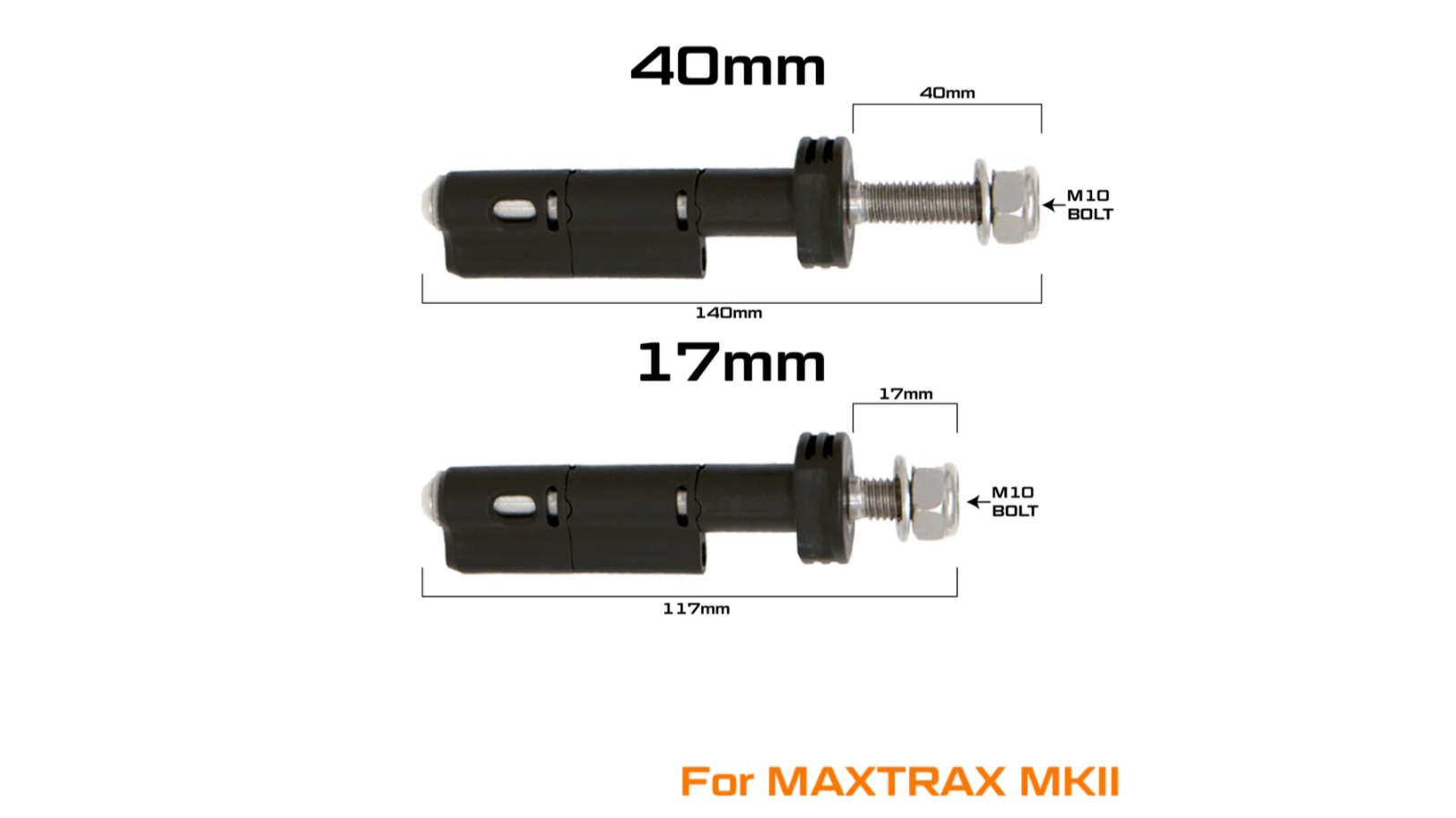 Maxtrax MKII Mounting Pin Set
