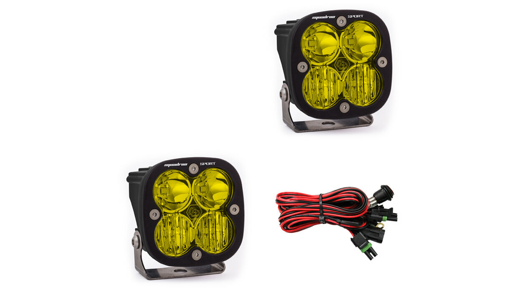 Baja Designs squadron-r sports アンバー セット Baja Designs Squadron Sport Pair