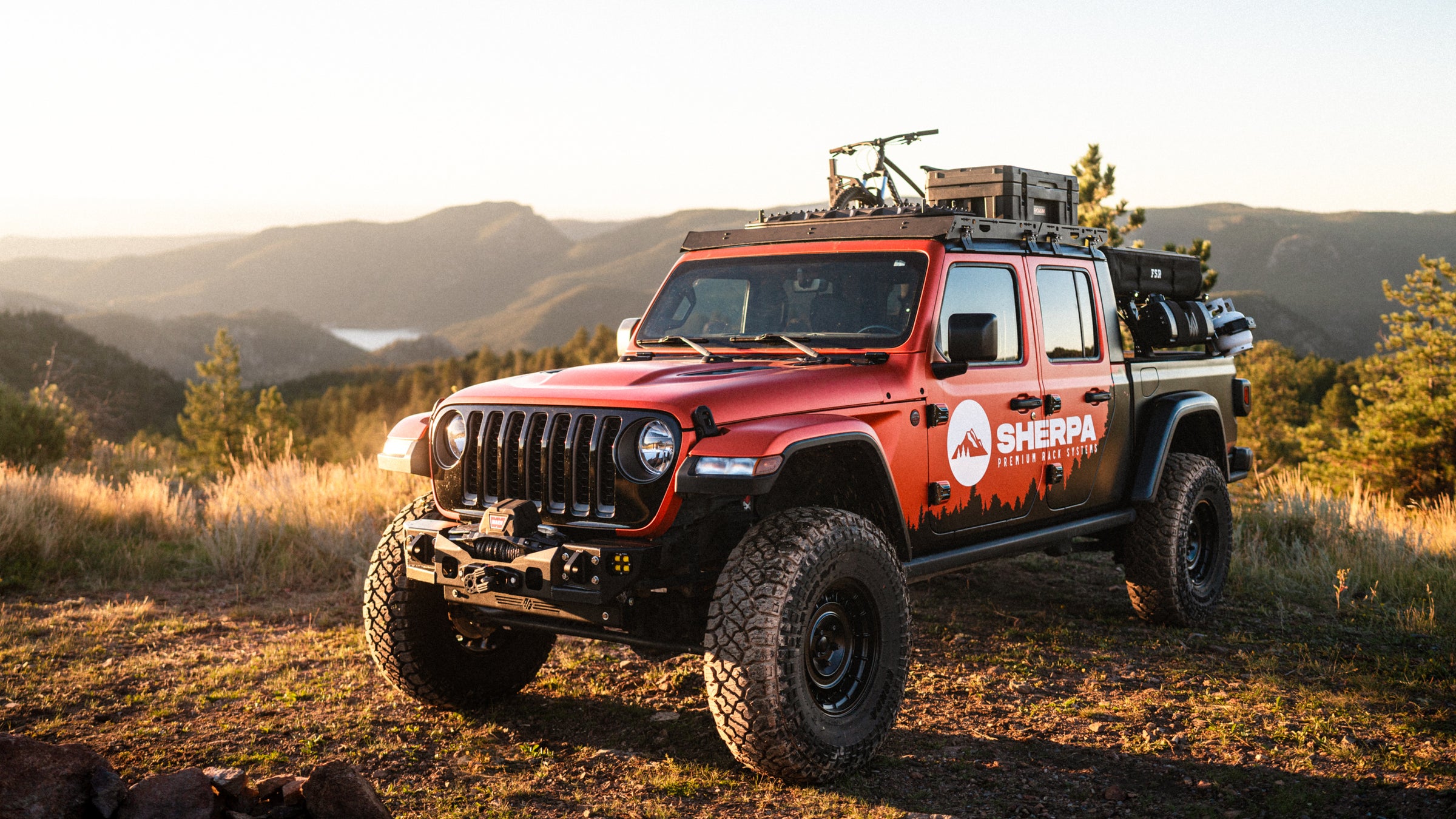 Jeep Gladiator Roof Rack | 2020-2026 JT | Sherpa Equipment Co.