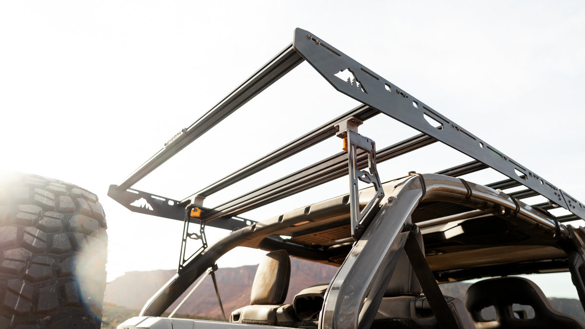 The Jeep Wrangler JLU QDHD Roof Rack