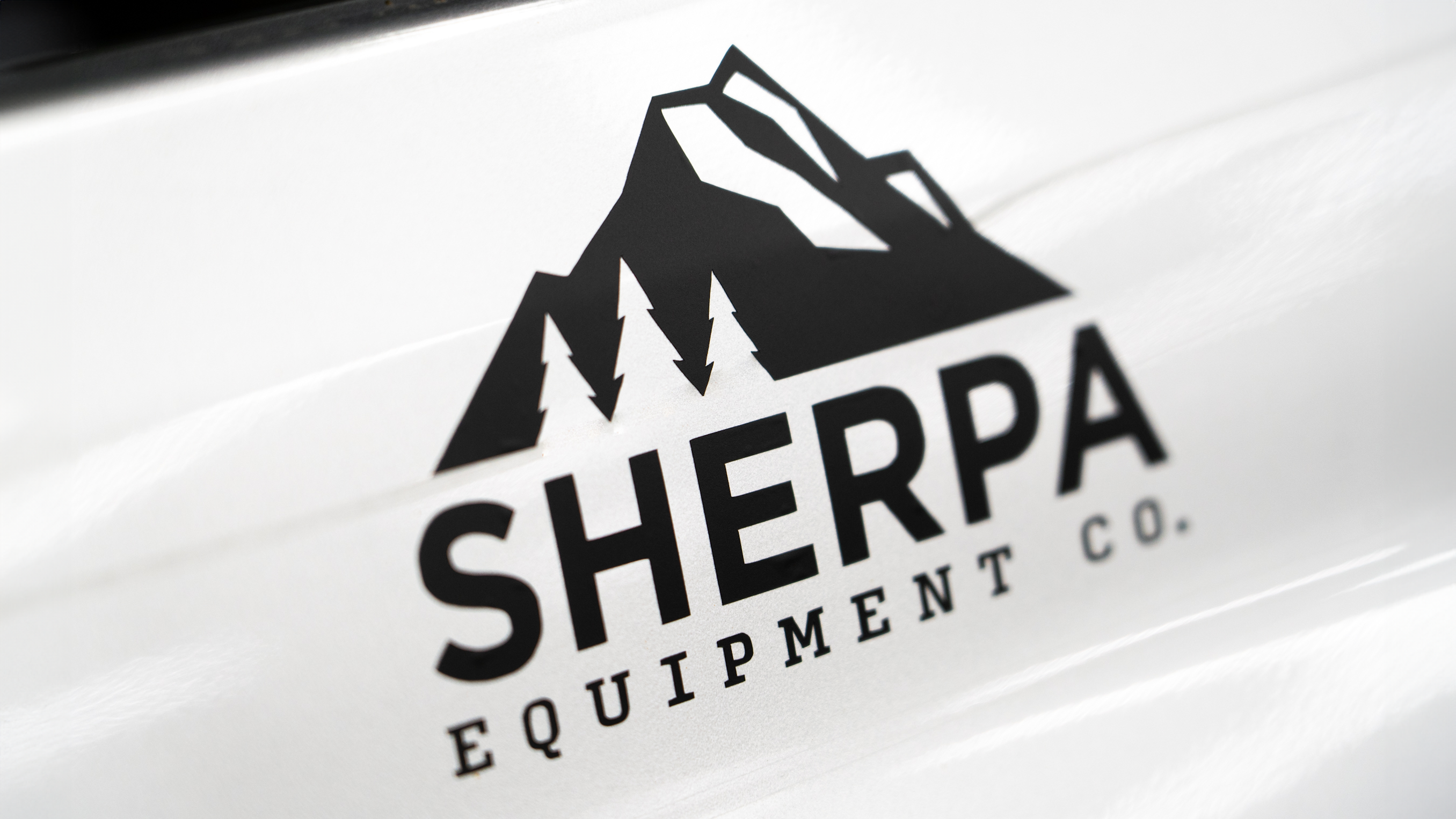 Sherpa Equipment Co. Die-Cut Transfer Sticker
