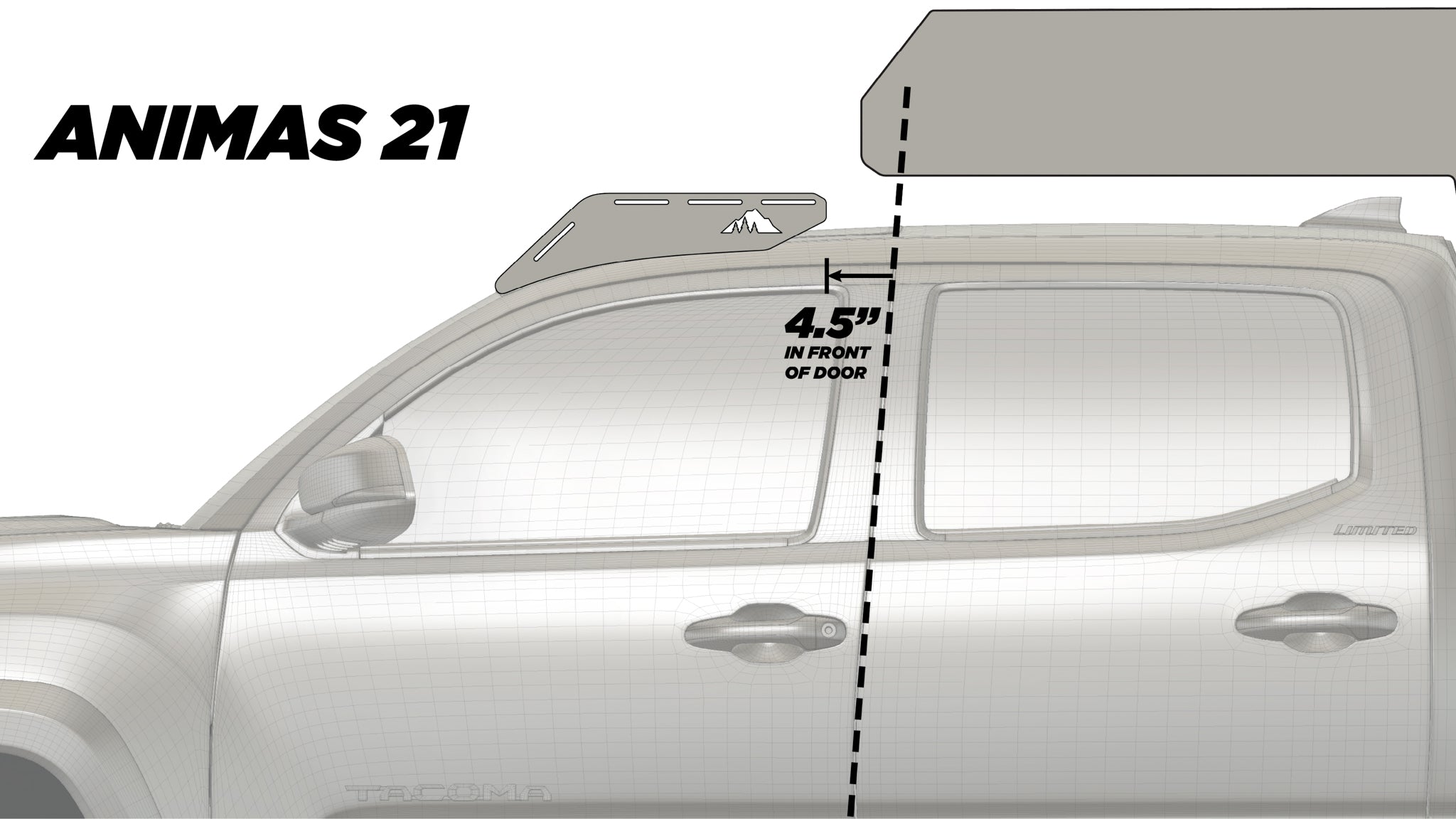 Sherpa equipment roof outlet rack